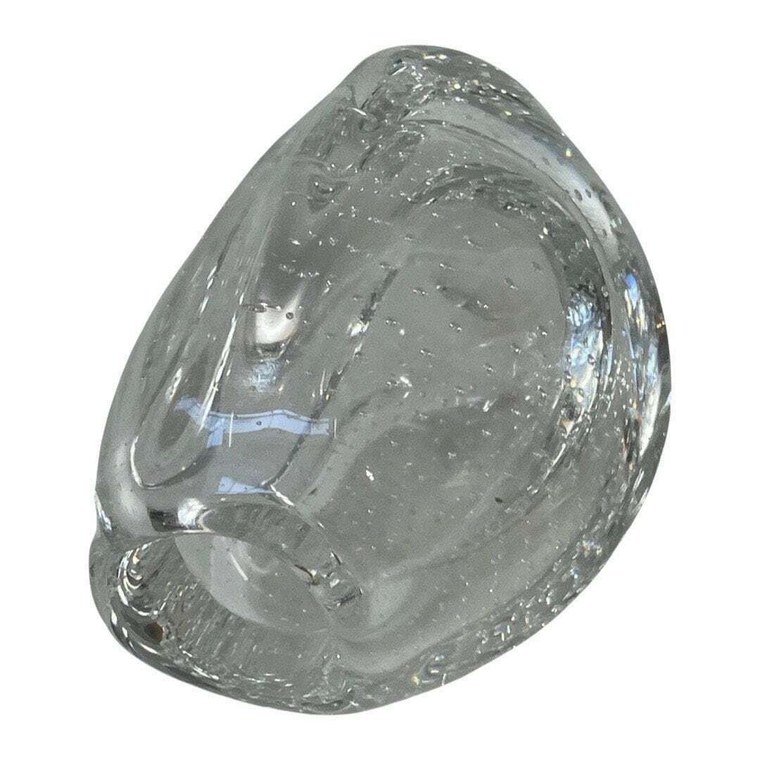 photo for sale Floris Meydam   Glasunie Leerdam   Vase With Encapsulated Bubbles   Model 'Beukennootje' / Beechnut (Large)   Encapsulated Bubbles