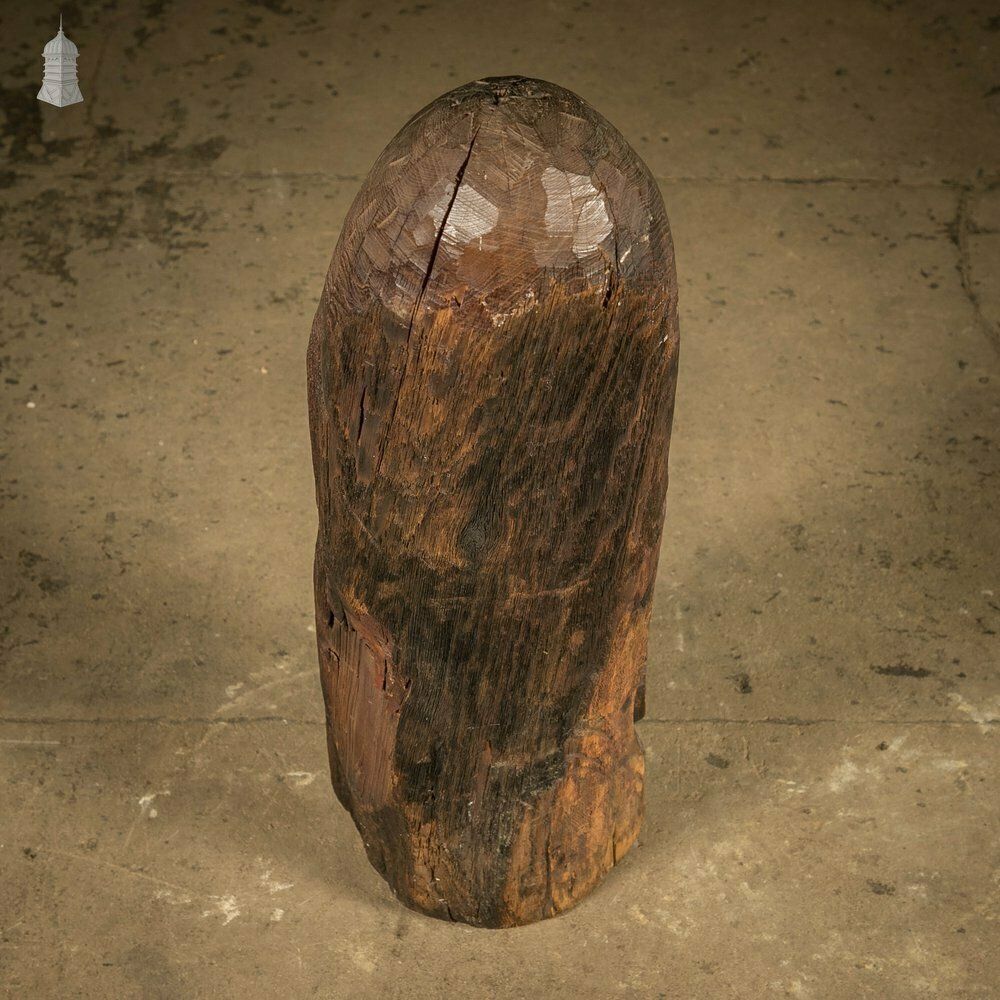 Maori Tribal Sculpture, Early 1800s Carved Hardwood Figure Or Totem photo vinterior