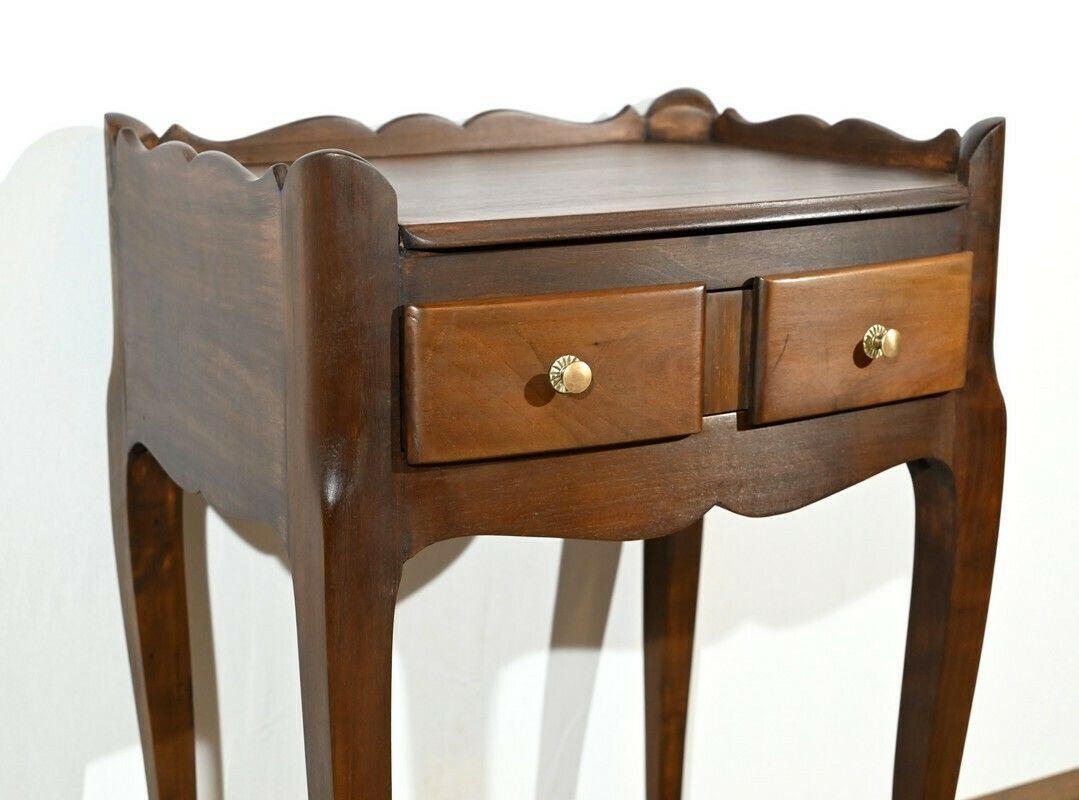 Furniture Small Walnut Living Room Table, Louis XV Style – 1st Part 20th photo