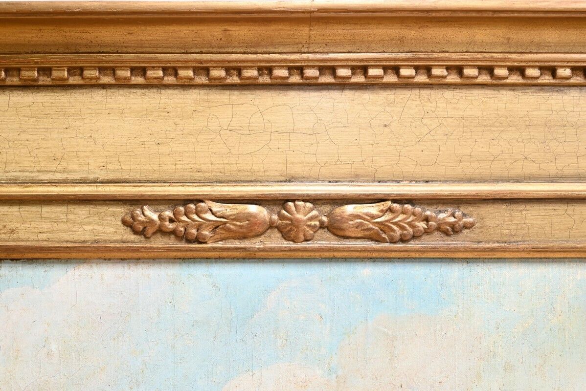 2940.4838713 Important Trumeau In Golden Wood, Louis XVI Period – Late 18th Century photo