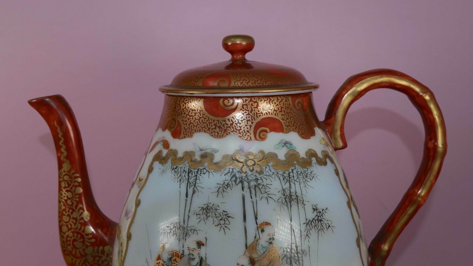 Japanese Kutani Teapot photo buy