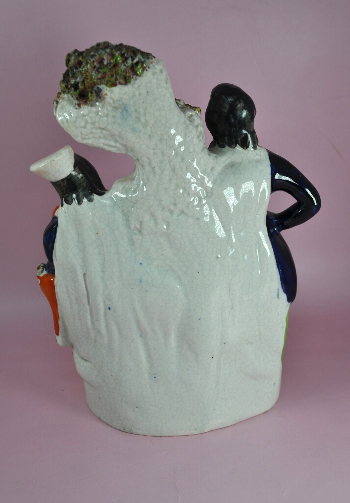 Staffordshire Figures Spill Vase, Antique Staffordshire photo buy