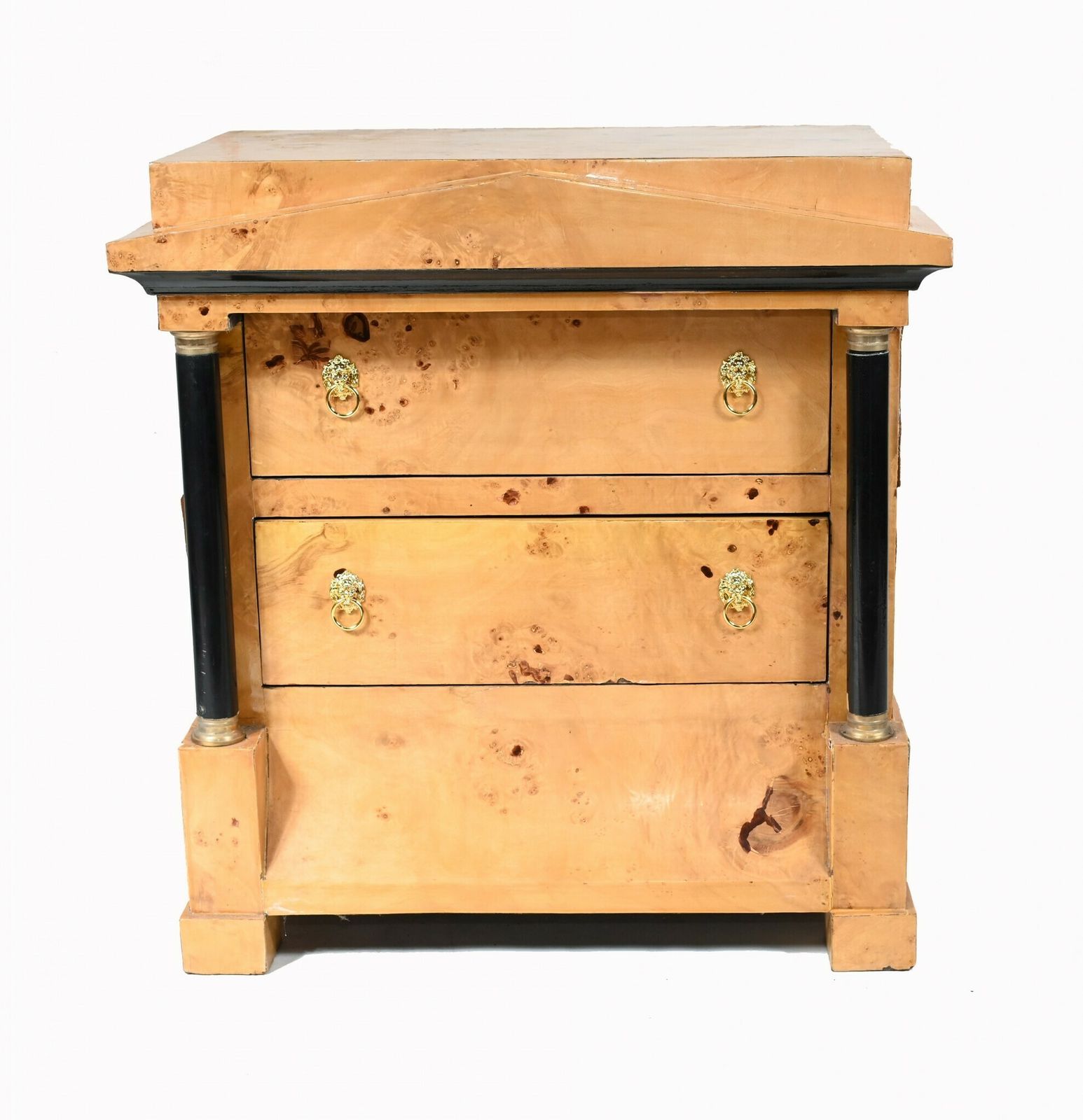 Biedermeier Commode Chest Of Drawers Satin Birch