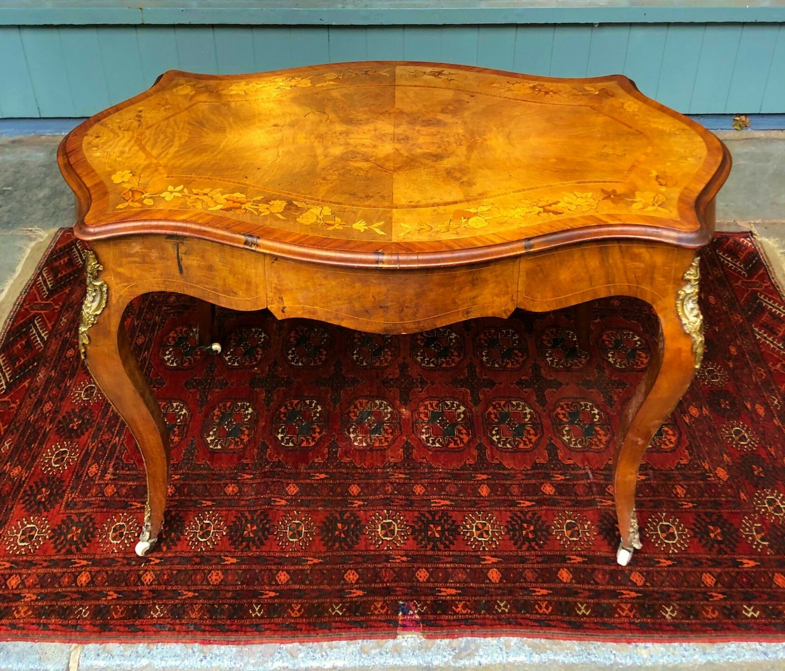 19th Century French Inlaid Ladies Desk