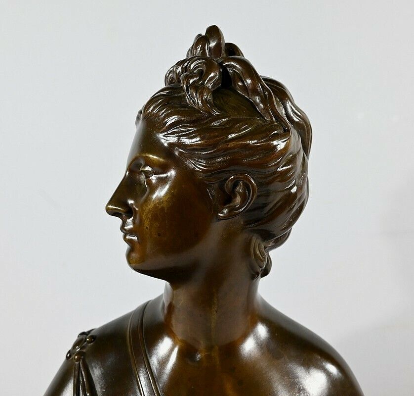 Bronze “Diane The Huntress” After Houdon – Late 19th Century photo Art