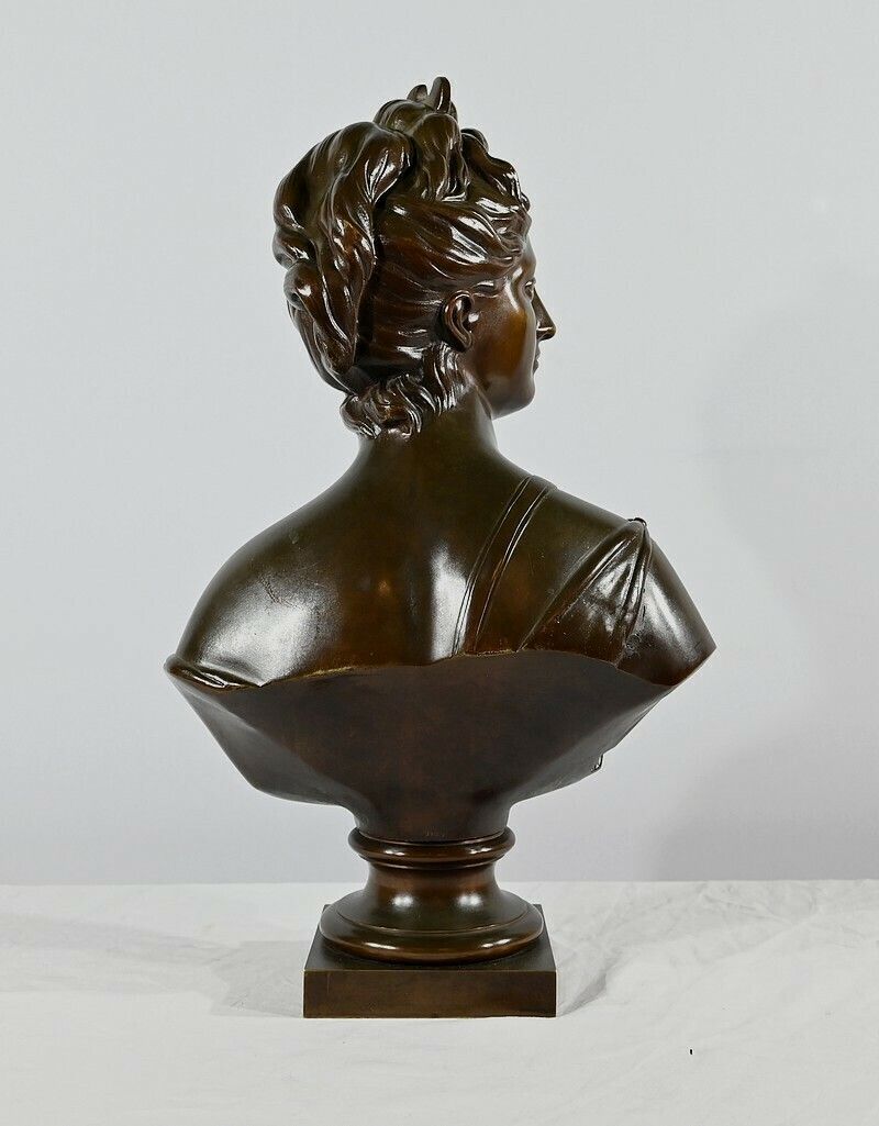 1520.08064556 Bronze “Diane The Huntress” After Houdon – Late 19th Century photo