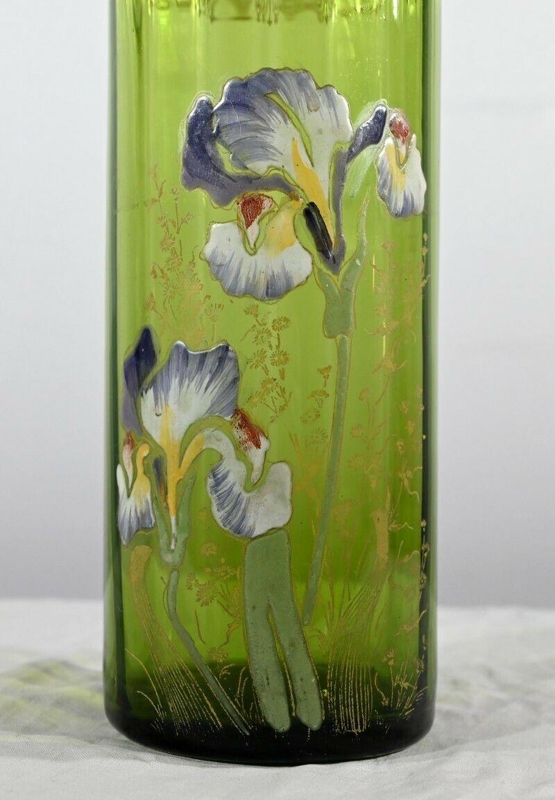 Legras Vase “Les Iris”, Art Nouveau – Late 19th Century photo Home Decor