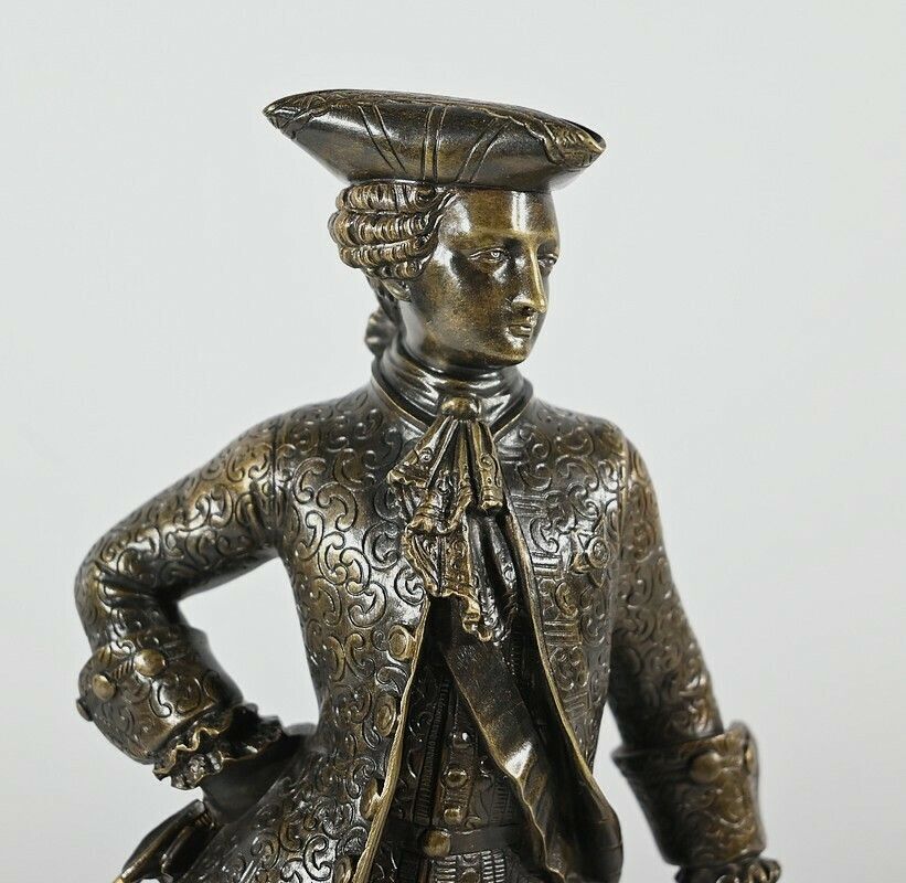 Bronze “The Gentleman With The Tricorn” – Late 19th Century photo 581.45161287