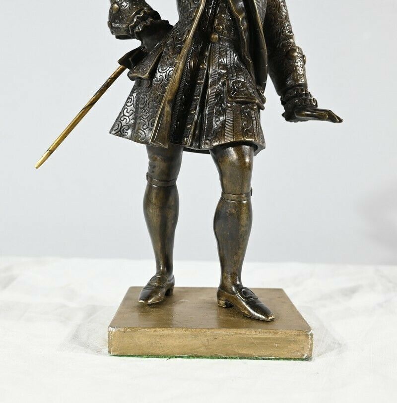 Bronze “The Gentleman With The Tricorn” – Late 19th Century photo vintage