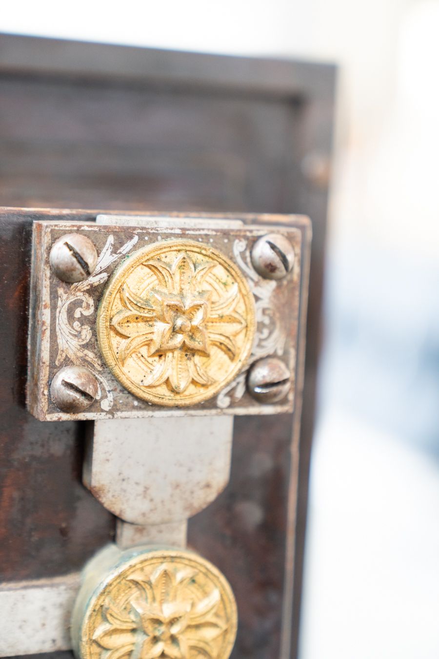 Austro Hungarian Period Safe F. Wertheim & C. With Key, 1800s photo buy