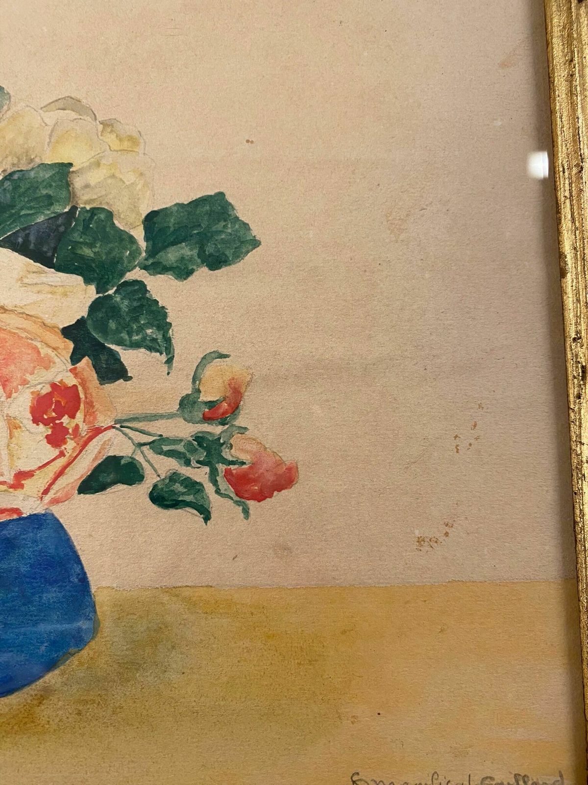 photo furniture Old Painting, Still Life With Roses, 20th Century