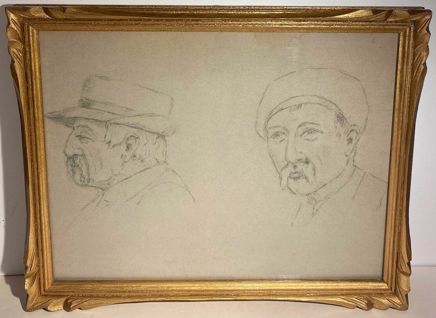 Peinture Ancienne, Portraits, Milieu Du Xxe Siècle photo furniture