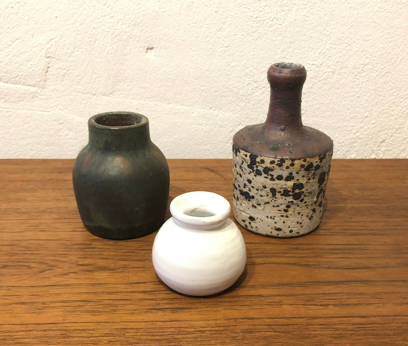 Collection Of Three Danish Small Ceramic Works From The Mid Century photo for sale