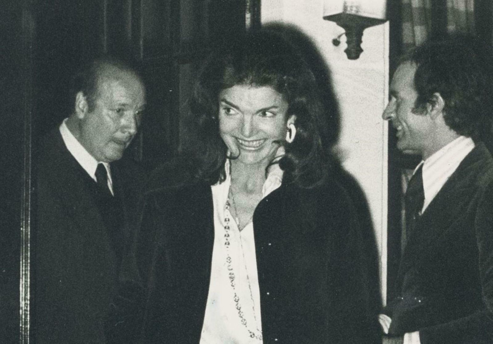 Göksin Sipahioglu Jackie Kennedy, Black And White Photograph, Circa 1970s photo furniture