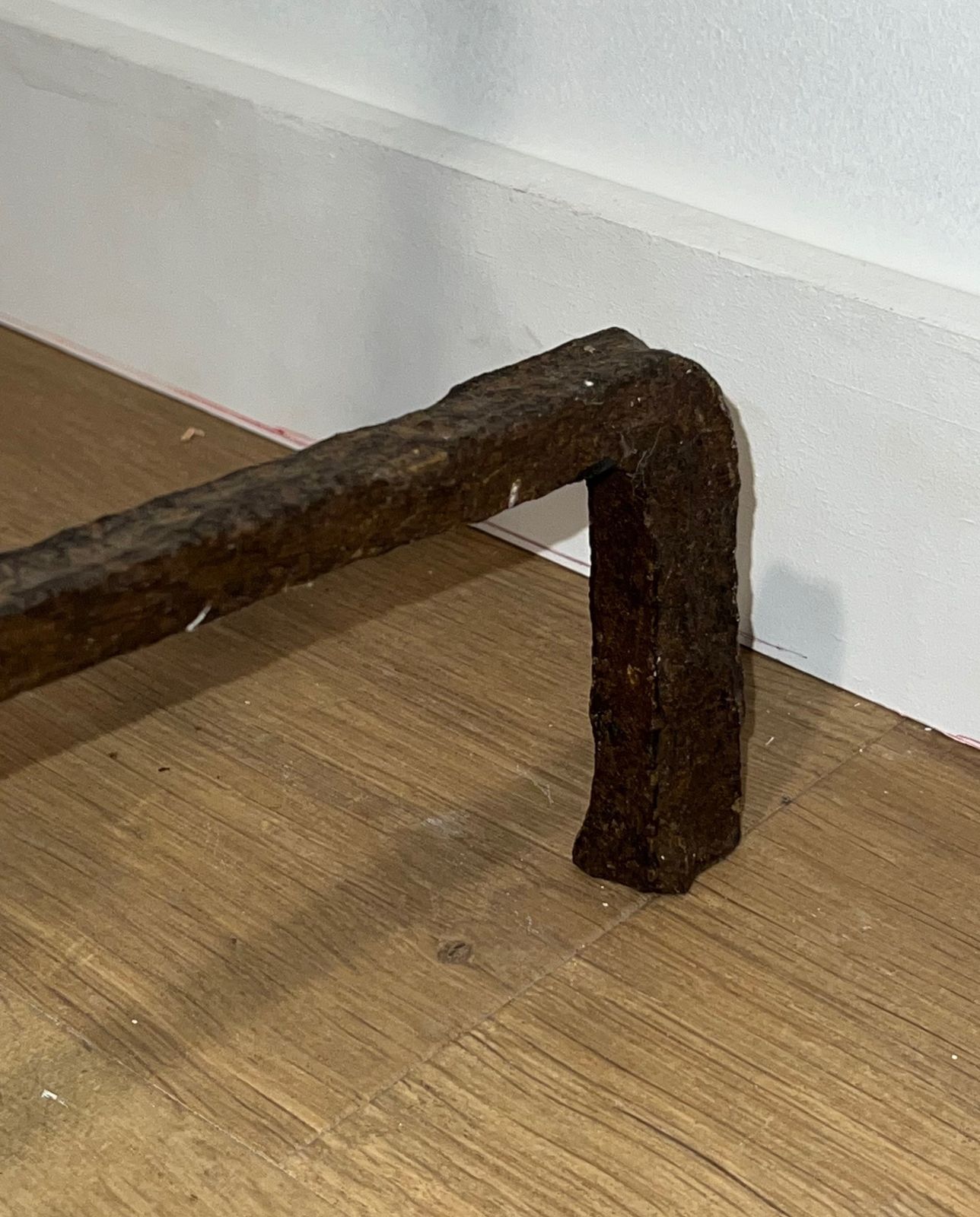 photo vintage Pair Of Wrought Iron Landiers, 18th Century And Earlier