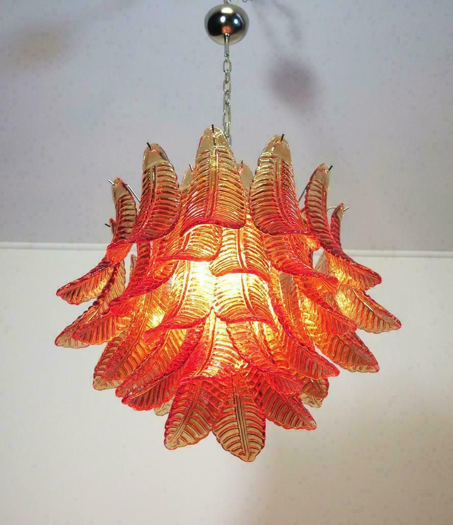 Wonderful And Elegant Italian Murano Felci Glass Chandelier photo 1131.0