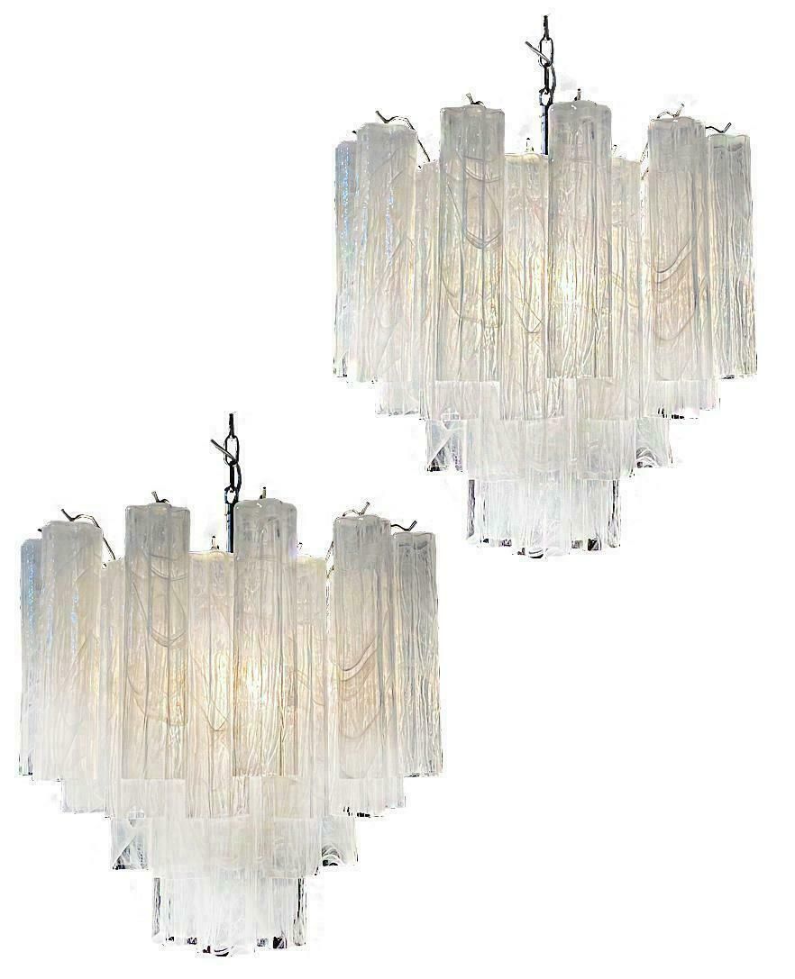 photo buy Amazing Glass Tube Chandelier   36 Alabaster White Glasses