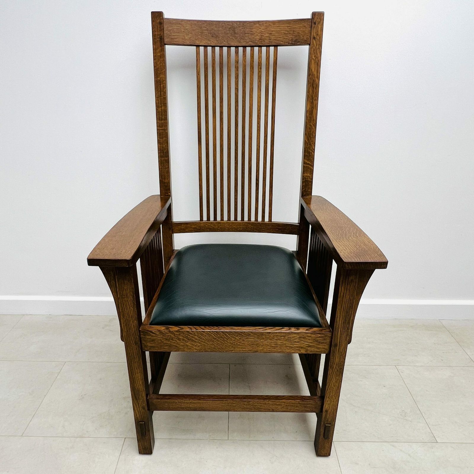 American High Back Arm Chair By Stickley Furniture