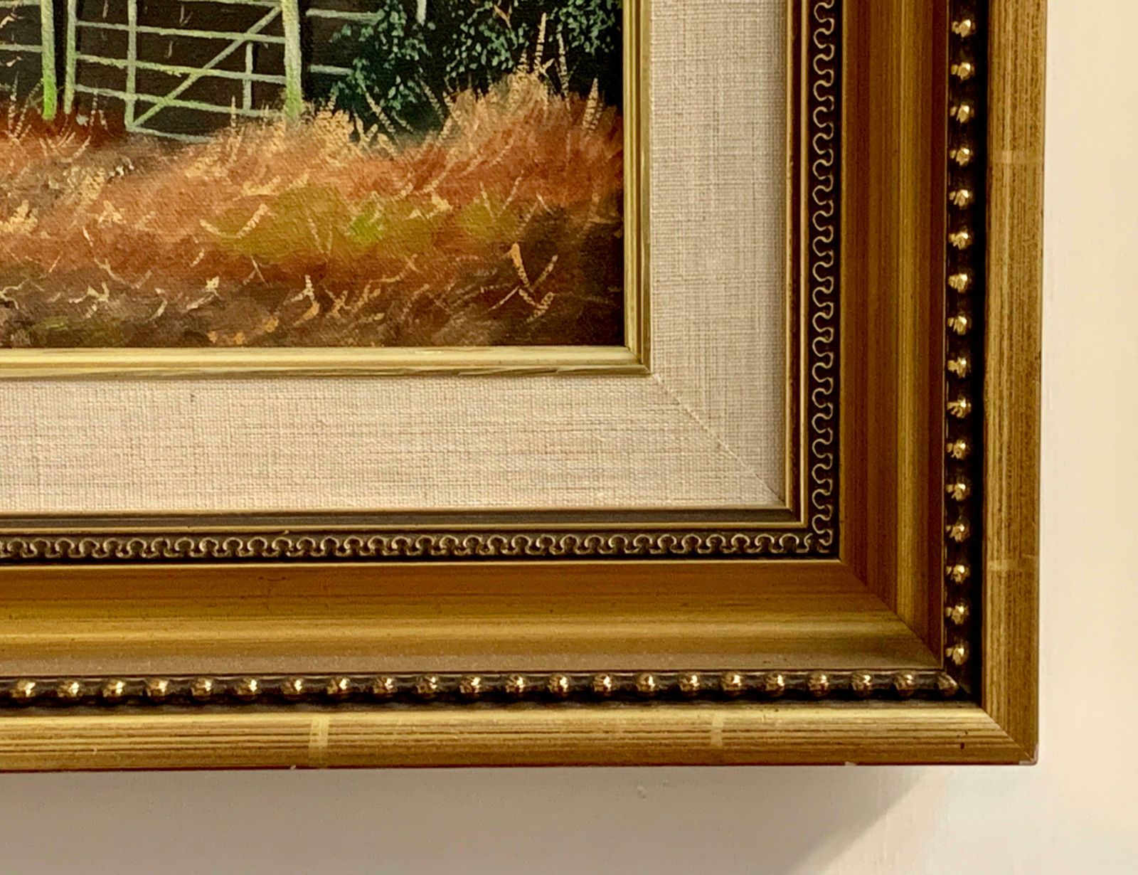 Vincent Selby Traditional English Countryside Original Oil Painting British Landscape Artist  Circa 1980 photo for sale