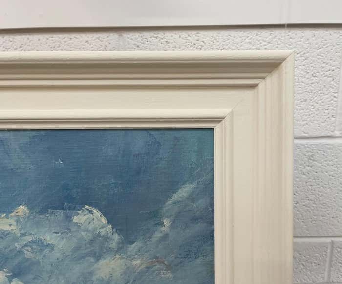 photo for sale Denis Thornton Original Post War Oil Painting Of Stormy Day In Kerry Ireland By Irish Artist 1980 Circa