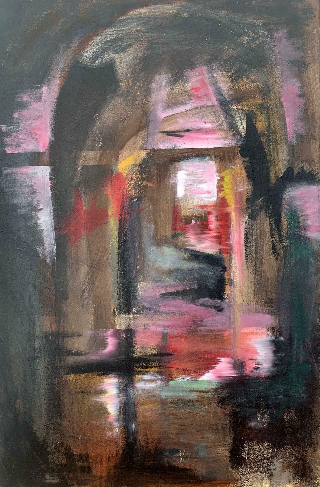 Angela Wakefield Railway Arches & Bridges Abstract Expressionist Art By Modern British Painter  1999