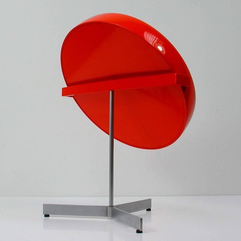 Mid Century Uno And Osten Kristiansson Table Mirror For Luxus Vittsjö photo vinterior