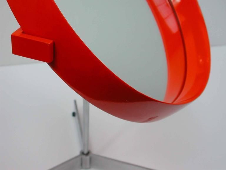 photo for sale Mid Century Uno And Osten Kristiansson Table Mirror For Luxus Vittsjö