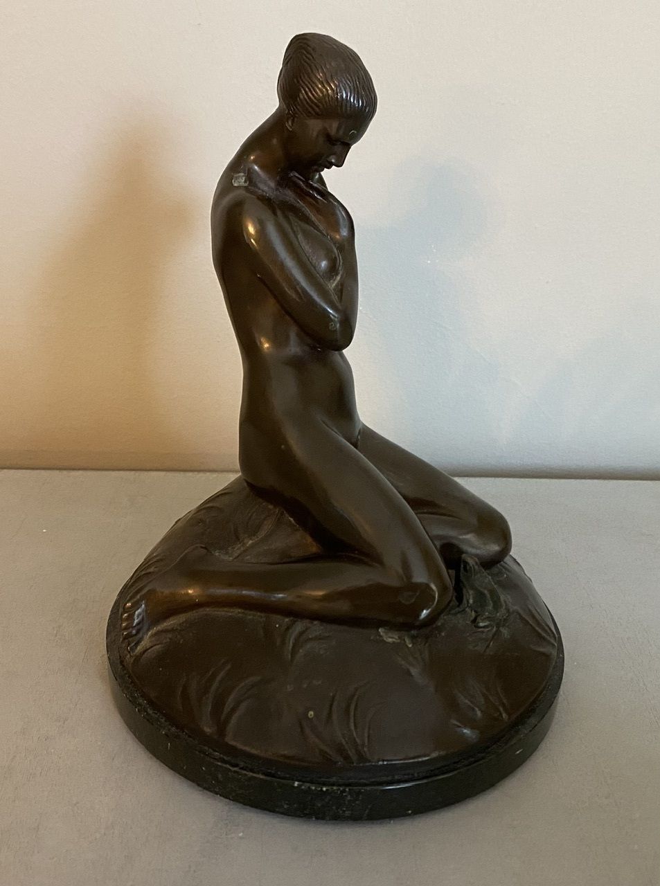 Art Deco Bronze By C Neuhaus, 1920s photo furniture