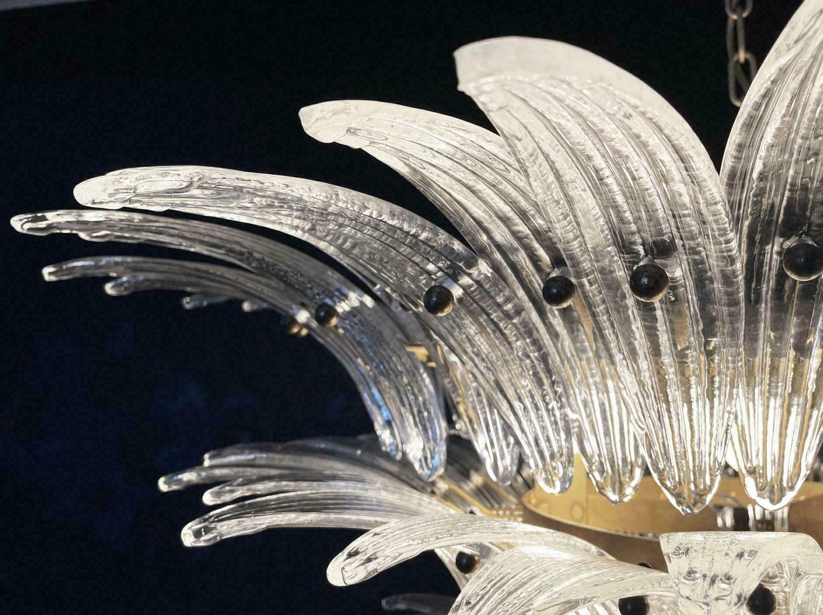 Spectacular Italian Glass Chandeliers, Murano photo Lighting