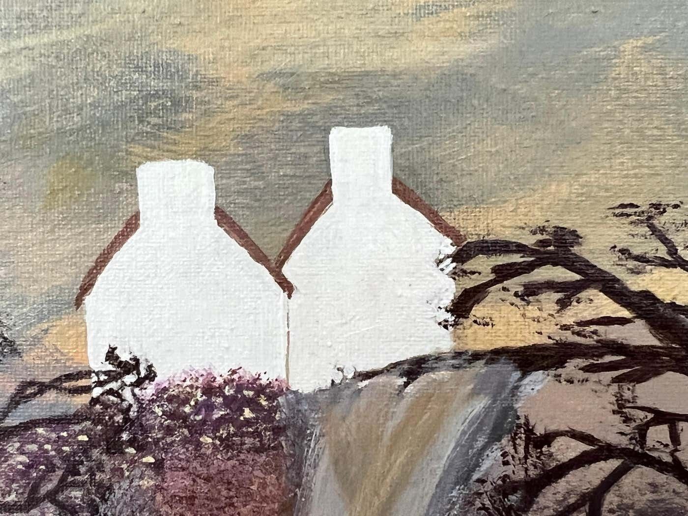photo furniture Eimear Gilleece Naive Style Art With Earthy Winter Colours By Contemporary Irish Artist 2000 Circa
