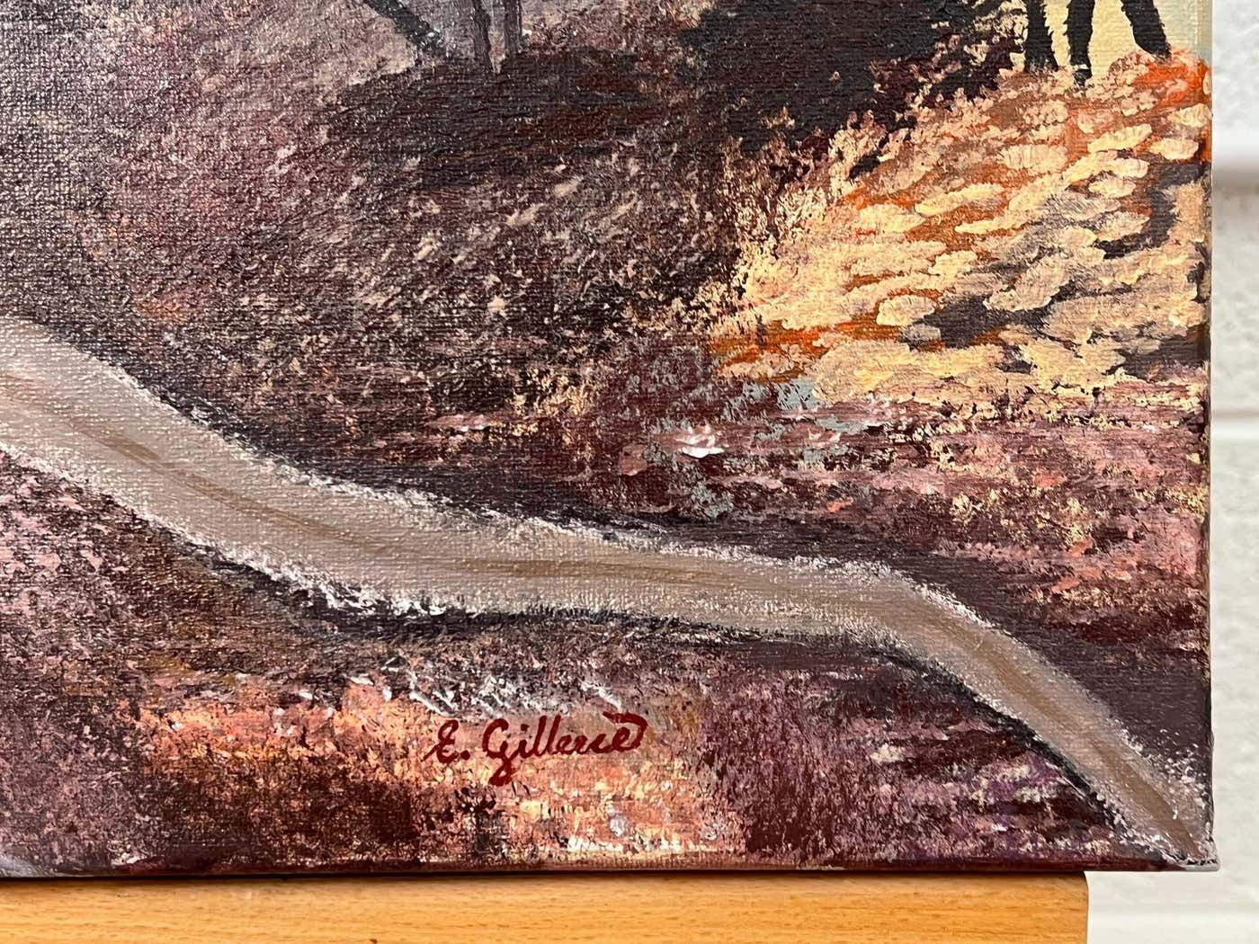 photo buy Eimear Gilleece Naive Style Art With Earthy Winter Colours By Contemporary Irish Artist 2000 Circa