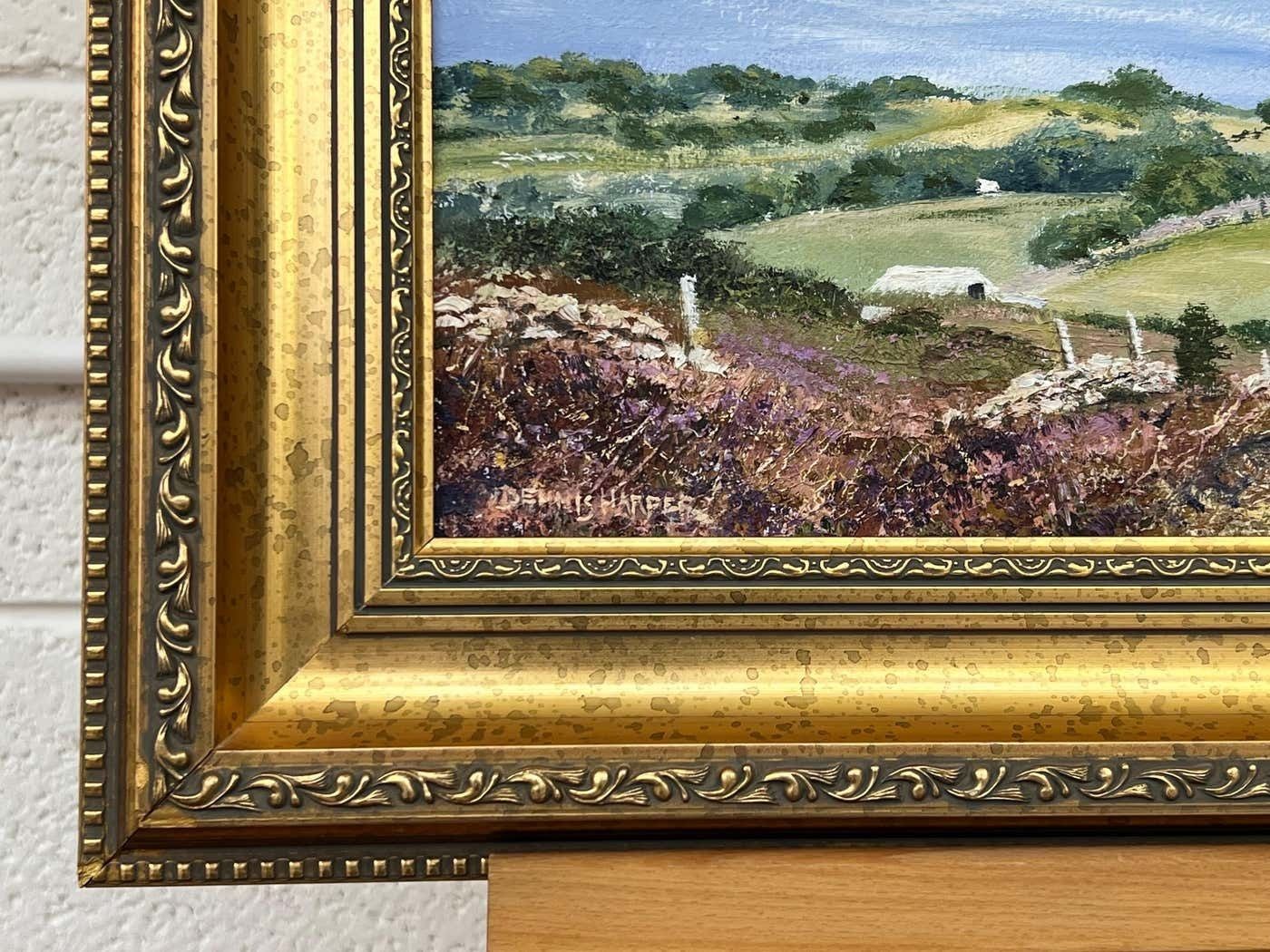 Dennis Harper Rural Mountain Landscape Oil Painting Of The English Countryside 1995 photo 1450.0