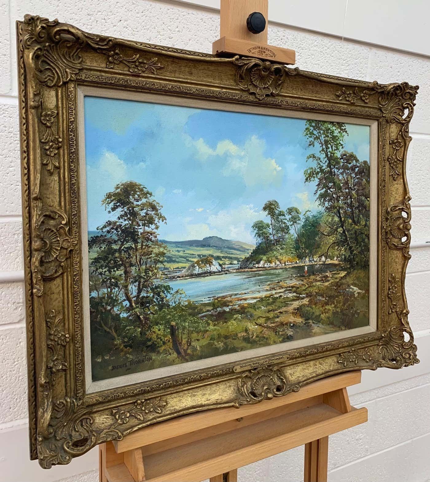 Denis Thornton Original Post War Oil Painting Of Mulroy Bay Donegal Ireland By Irish Artist 1980 Circa photo for sale