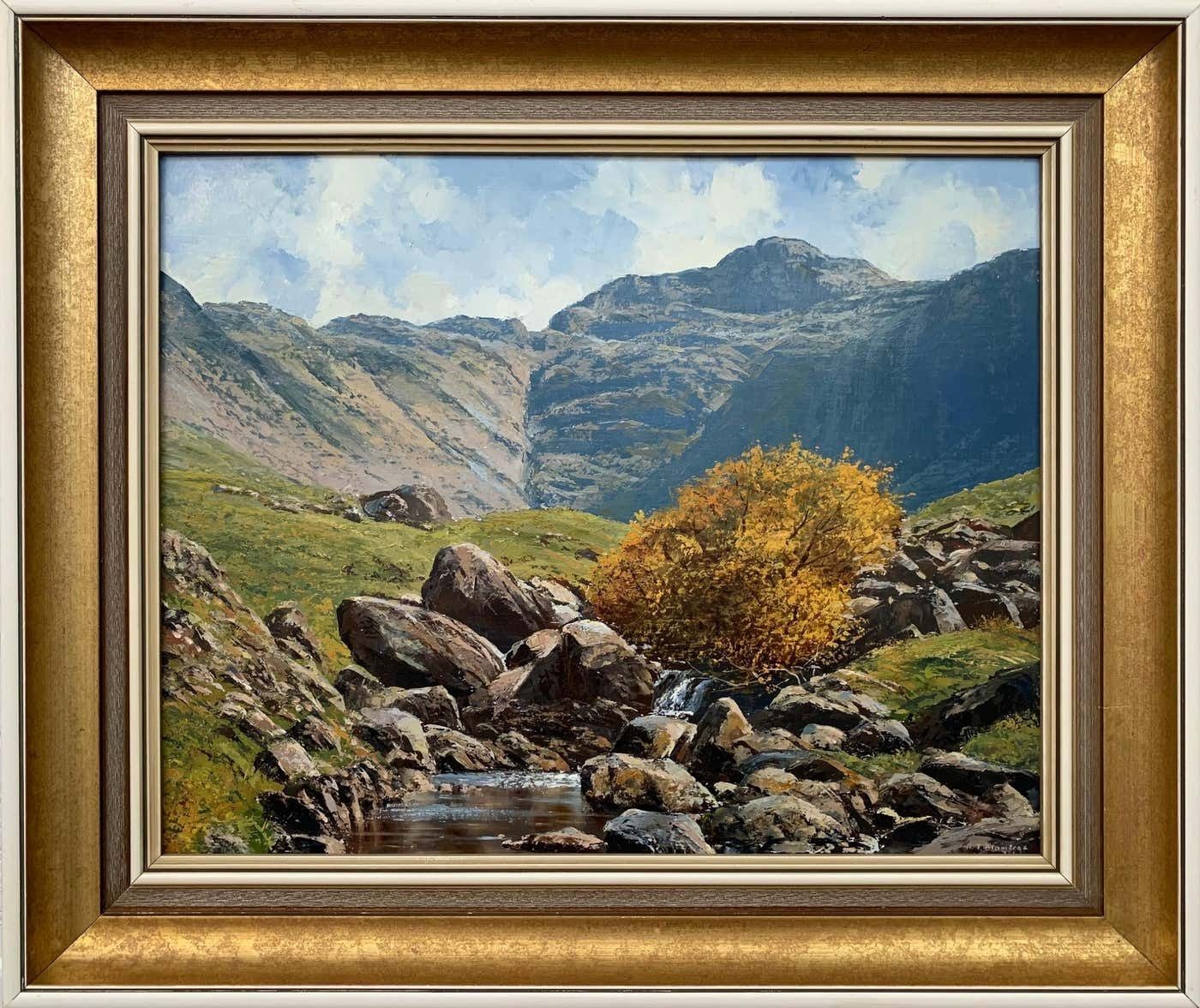 Arthur Terry Blamires Oil Painting Of The English Lake District By Modern British Landscape Artist 1986