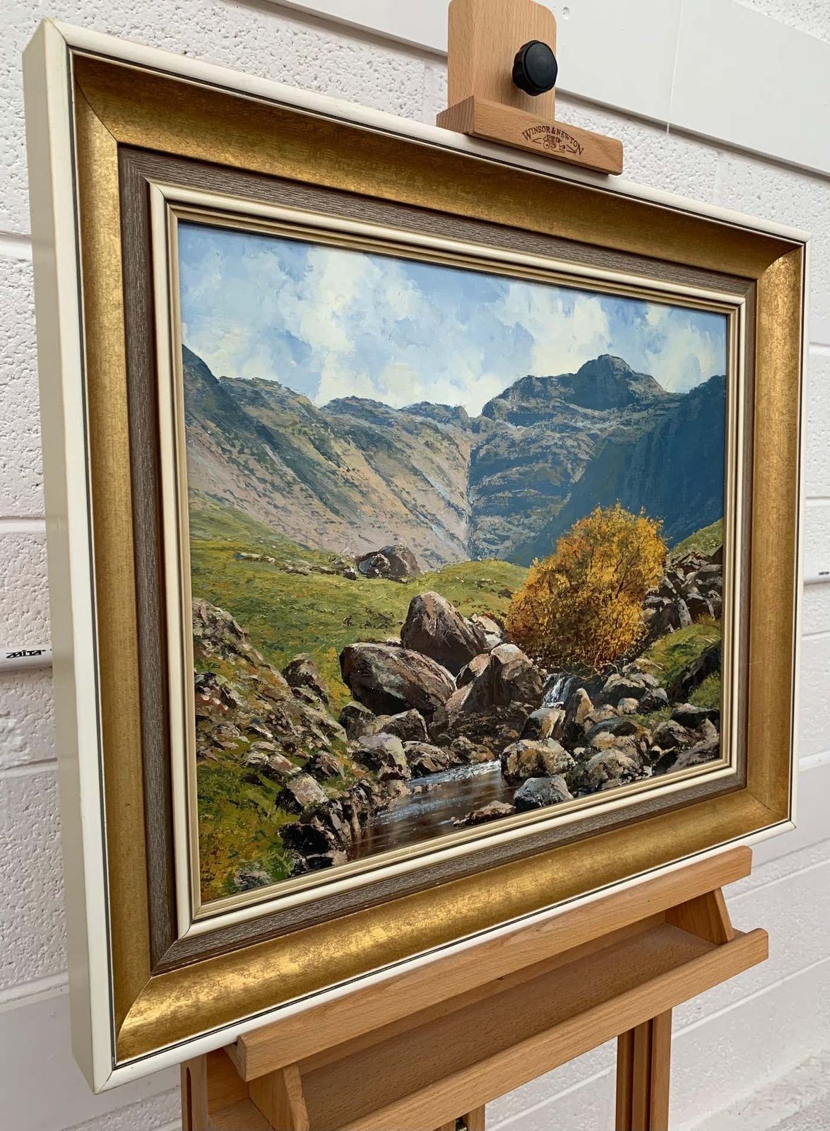 Arthur Terry Blamires Oil Painting Of The English Lake District By Modern British Landscape Artist 1986 photo furniture