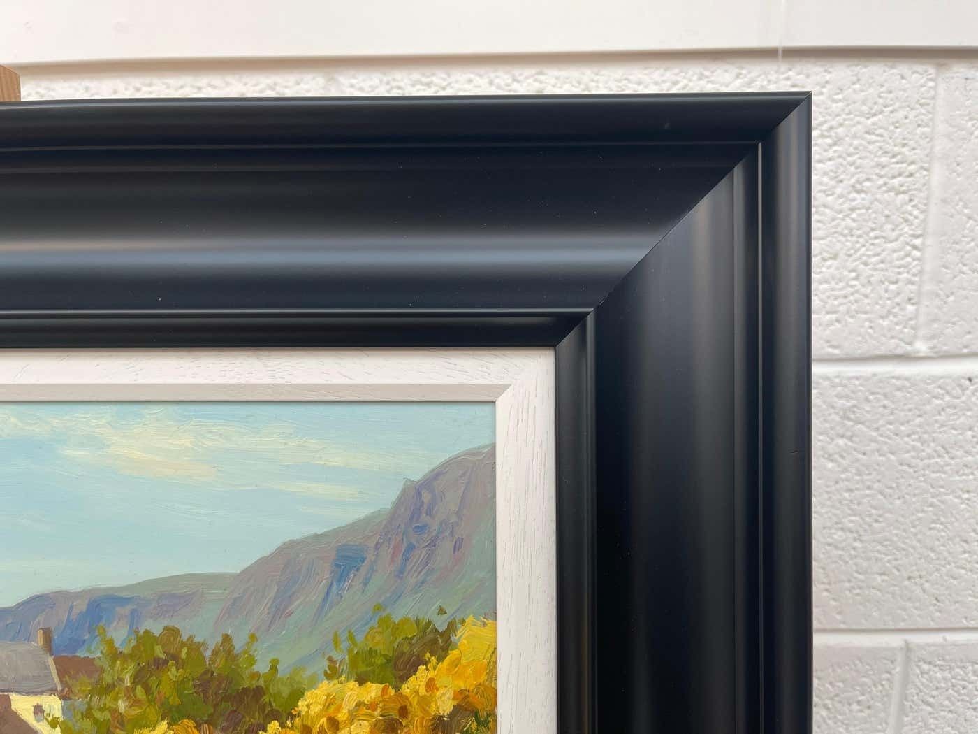 photo furniture Donal Mcnaughton Fly Fishing River Scene In Coastal Village Ireland By Contemporary Irish Artist 2000 Circa