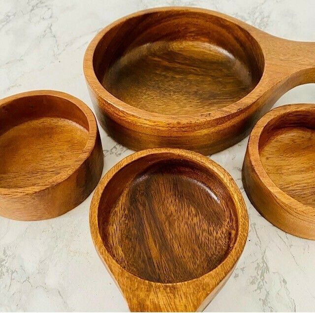 Danish Design Teak Wooden Bowls Set photo 96.0