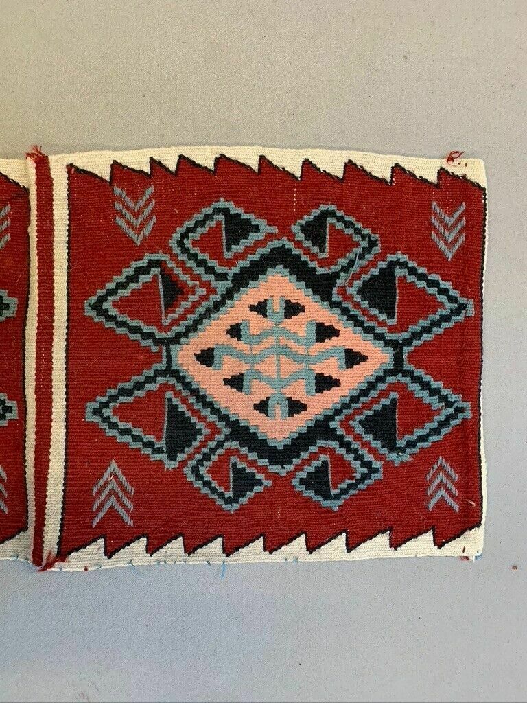 Vintage Turkish Mini Kilim 71x34 Cm Wool Small Kelim Runner, Shabby Chic photo Textiles