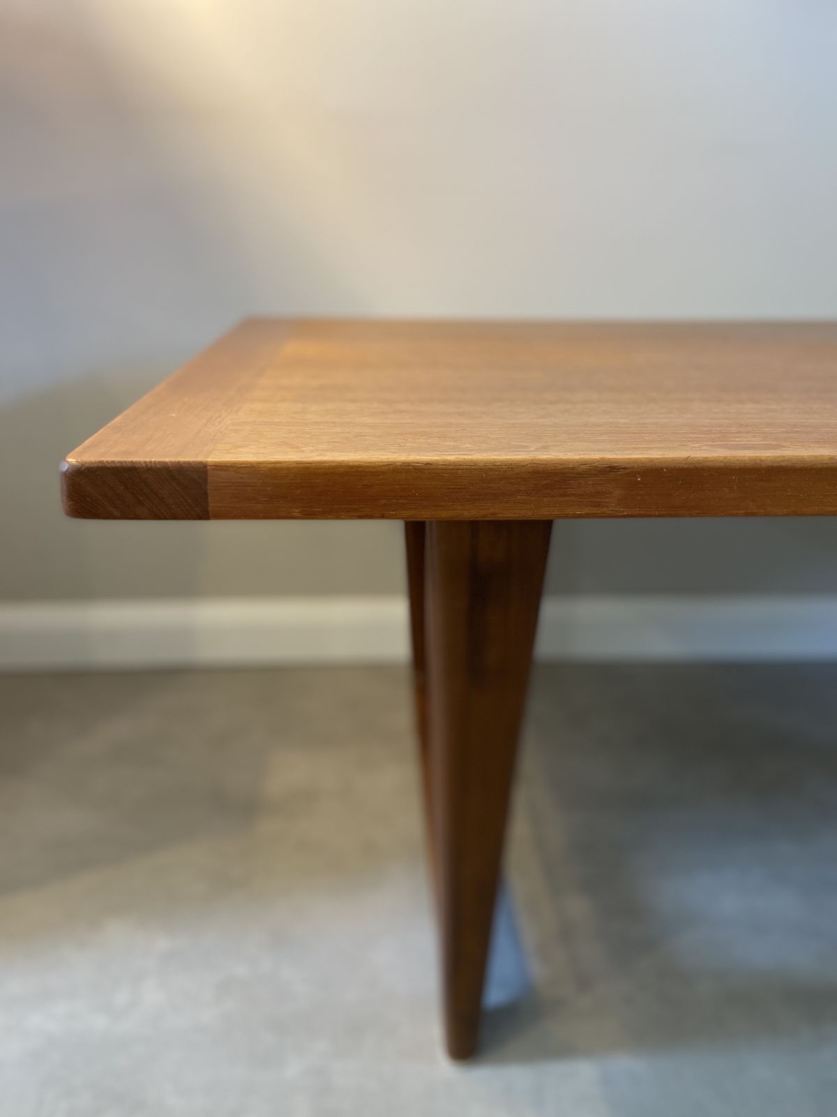 Mid Century Large Coffee Table ‘Gms’ Made In Norway In 1960. Folding Legs. photo vinterior