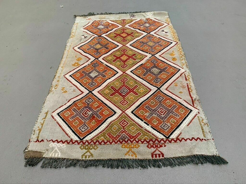 Vintage Turkish Mini Kilim 86x49 Cm Wool Small Kelim Runner, Shabby Chic photo furniture