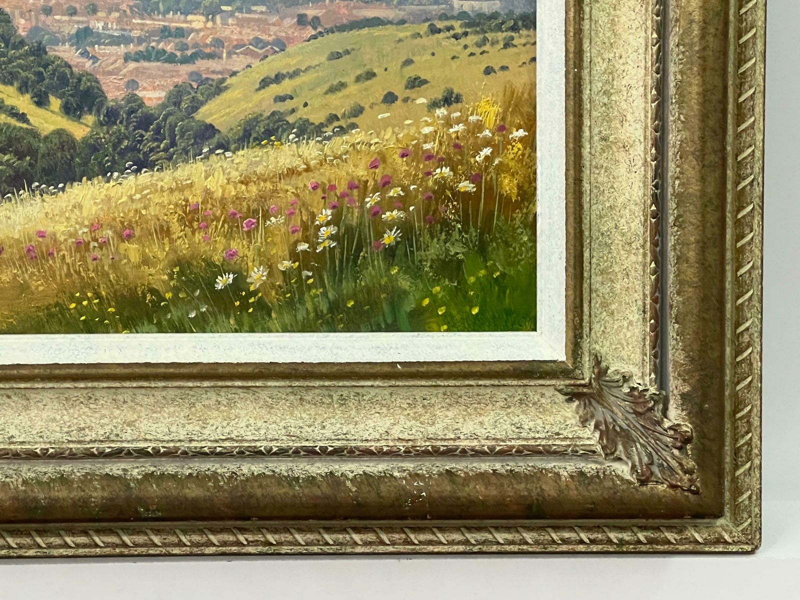 Christopher Osborne Elevated View Of A Sussex Town In The Countryside Of South England In Summer 2004 photo furniture