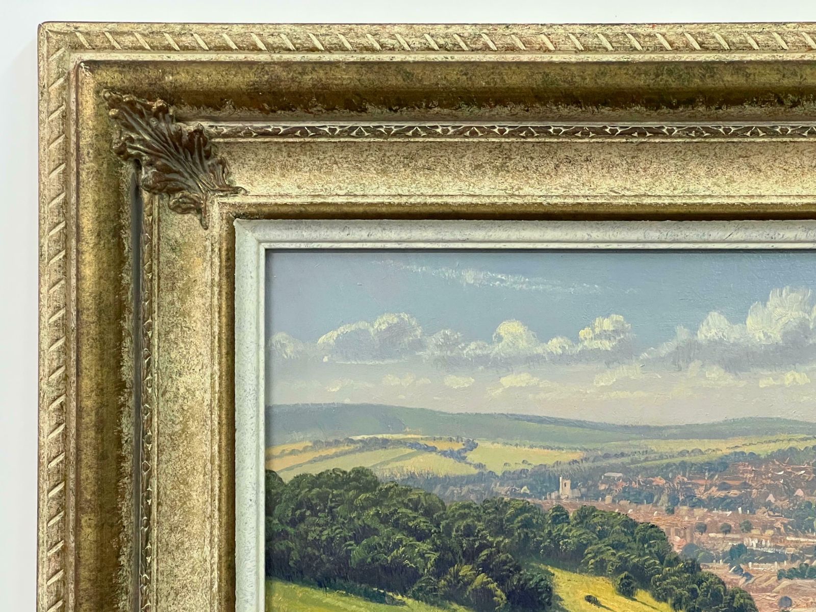 Christopher Osborne Elevated View Of A Sussex Town In The Countryside Of South England In Summer 2004 photo Art