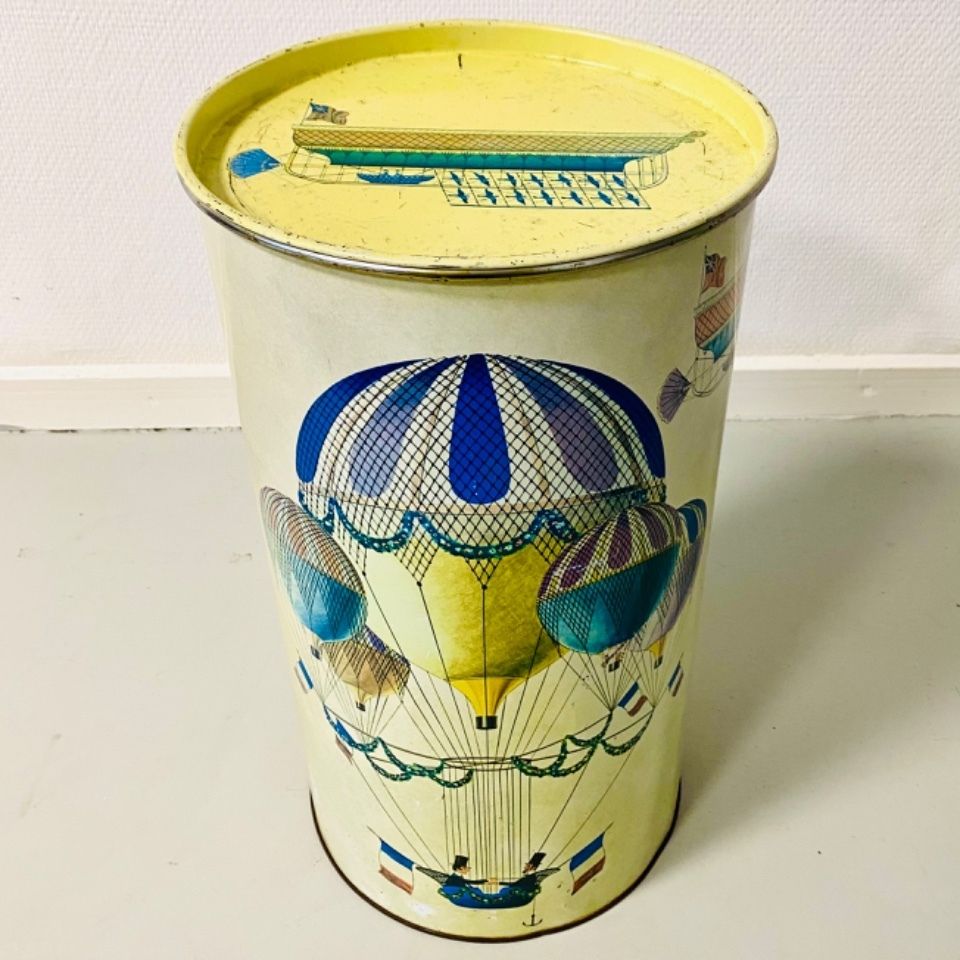 Vintage Xxl Piero Fornasetti Balloon Festival Bewaarblik / Prullenbak Ca. Jaren 1960, Made In Italy photo 194.0