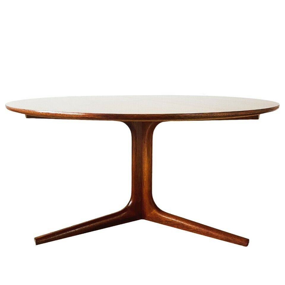 Deense Design Salontafel Rond Teak Bernhard Pedersen 1950s 60s Mid Century photo buy