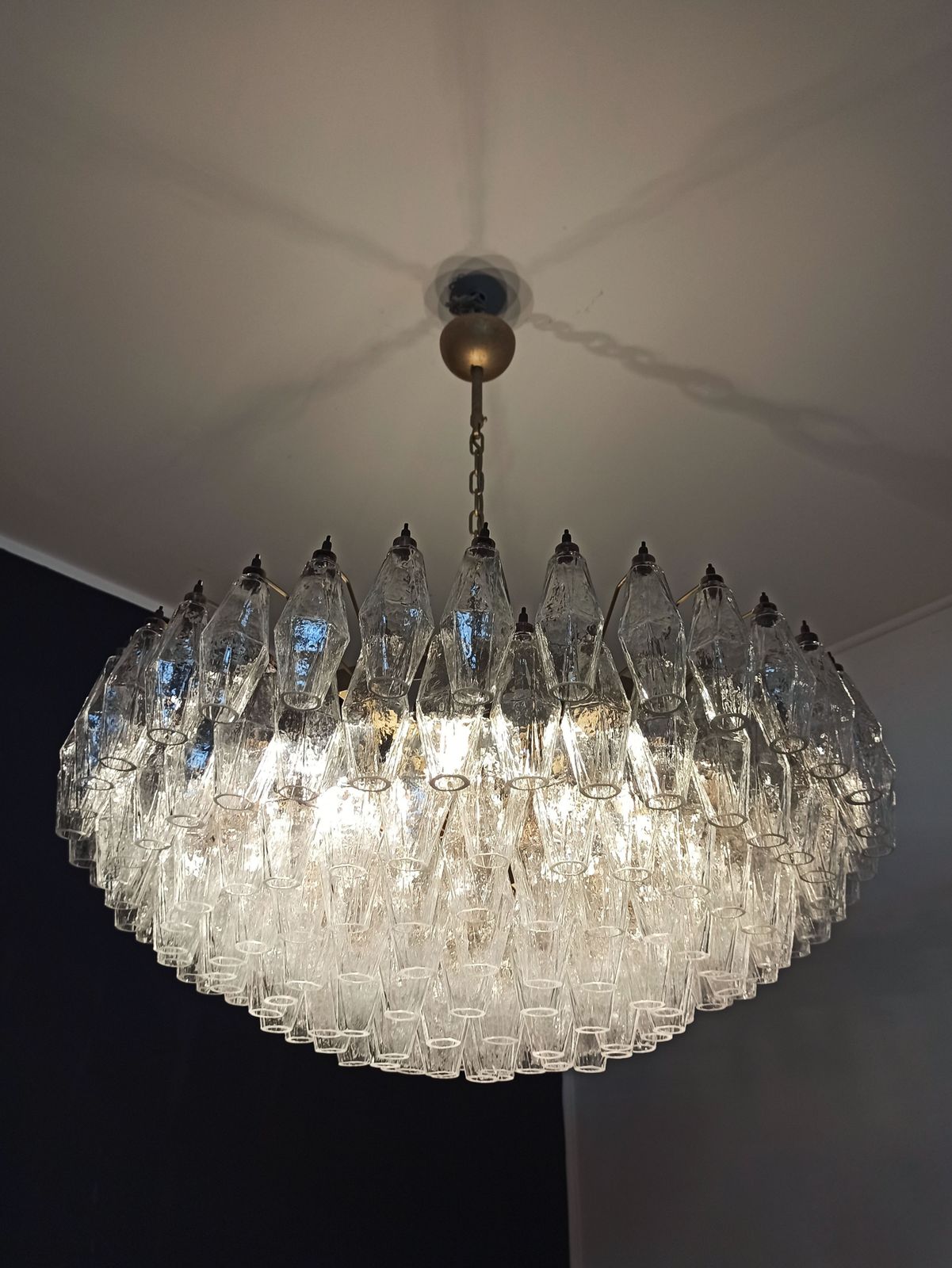 Lighting Amazing Murano Glass Candelier   185 Poliedri photo