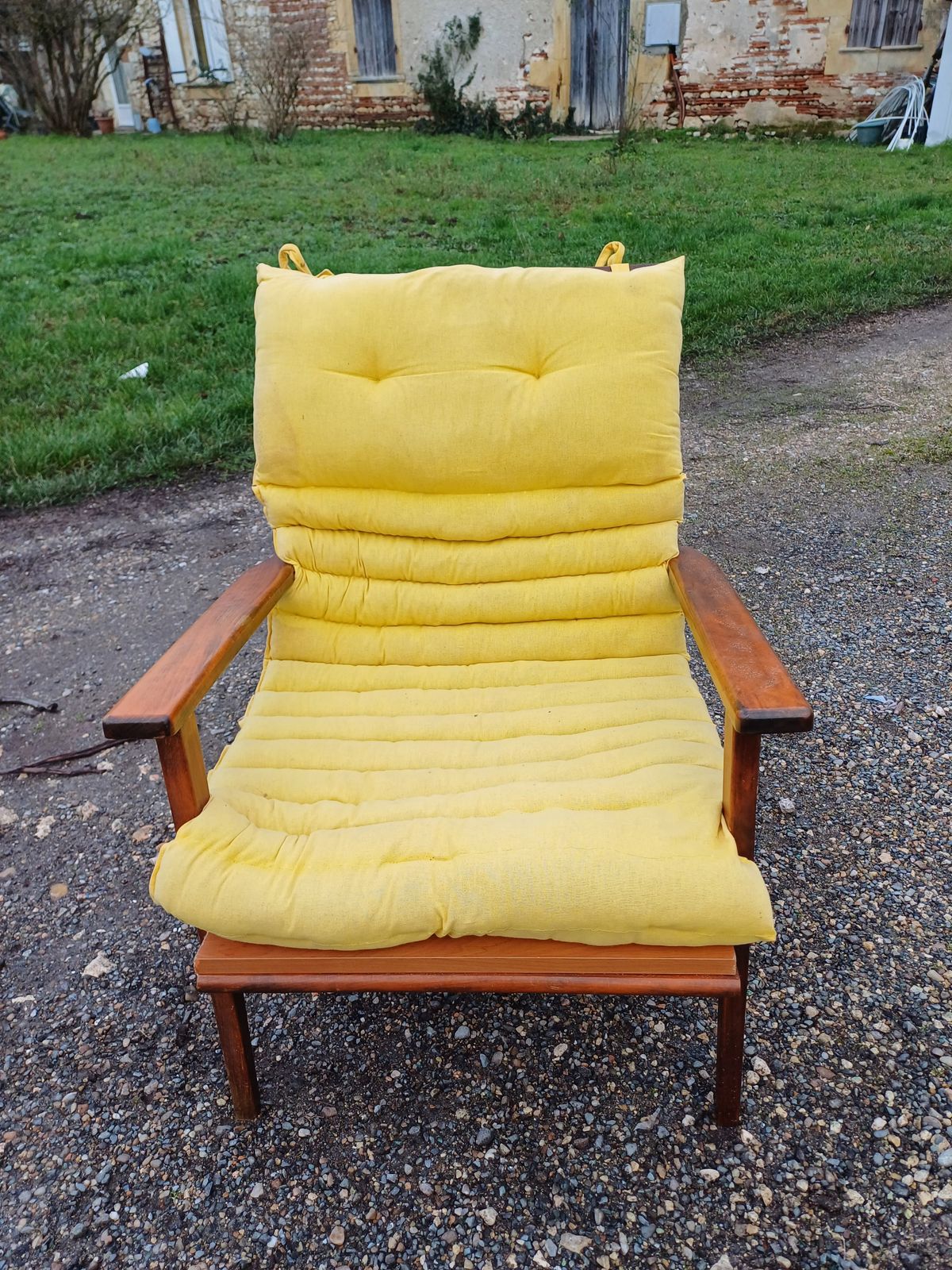 Furniture Vintage Armchair From The 70s, 1970s photo
