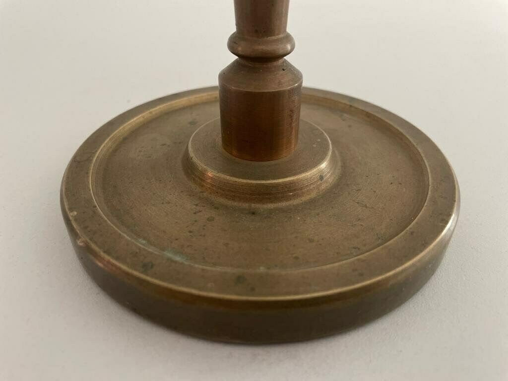 photo for sale 50s Italian Full Brass Industrial Floor Ashtray