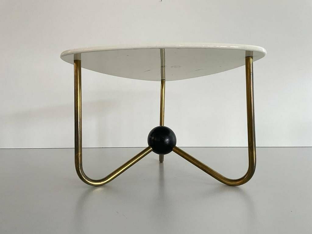 Mid Century Modern Illustrated Ceramic Top Atomic Design Plant Stand, 1950s, Germany photo buy