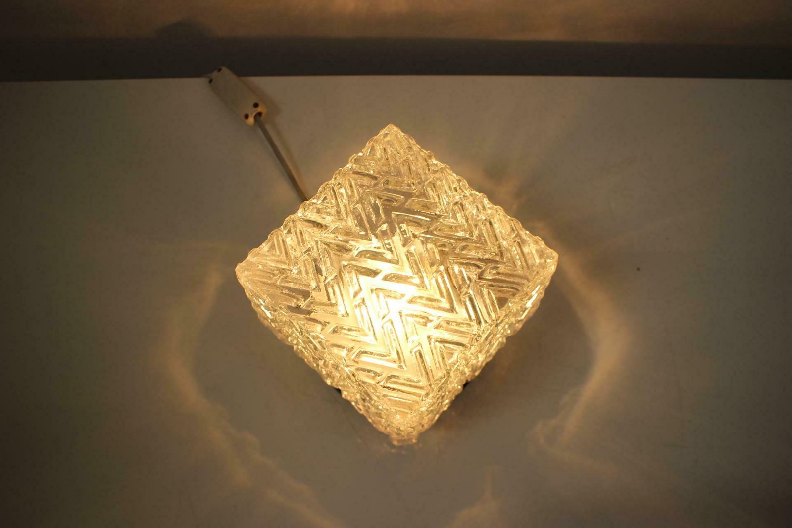 485.0 Pair Of Mid Century Wall Or Sconces Lamps By Valasske Mezirici, 1960’s photo