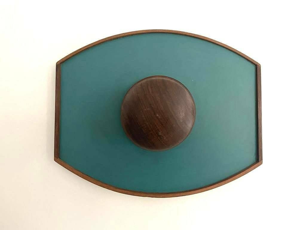 photo furniture Mid Century Modern Teak Rare Italian Design Pair Of Clothes Hooks, 1960s, Italy